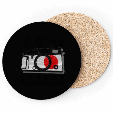 Discover Tokyo Street hotography Coasters