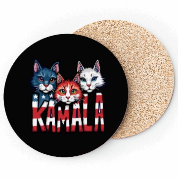 Discover Kamala Harris 2024 For President Campaign Coasters