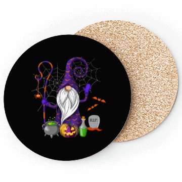 Discover Halloween Gnomes, Happy Halloween Coasters
