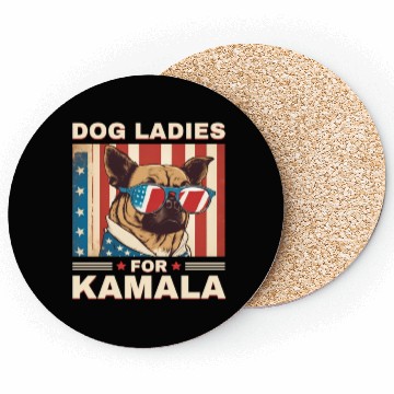 Discover Dog Ladies For Kamala Coasters