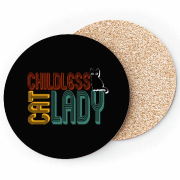 Discover childless cat lady Kamala Harris 2024 Coasters