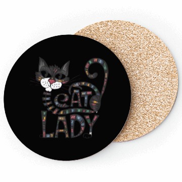 Discover CAT LADY Coasters