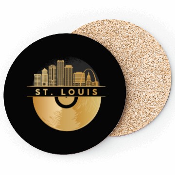 Discover Vinyl-Record-Player Disco-Music Coasters