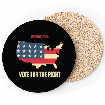 Discover Election USA - Vote for the Right Coasters