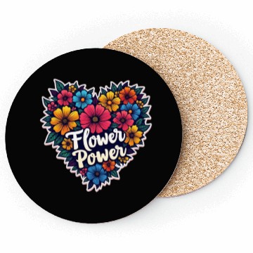 Discover Blooming Strong: Embrace the Power of Flowers" Coasters