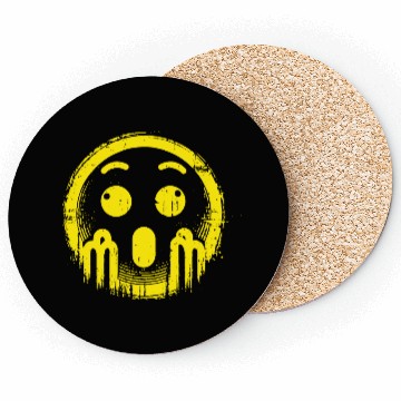 Discover Suprising Yellow Face Coasters