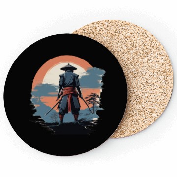Discover Retro Samurai Coasters