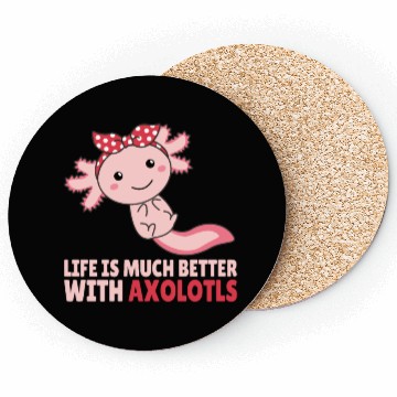 Discover Axolotl Is My Spirit Animal - Sweet Axolotl Coasters