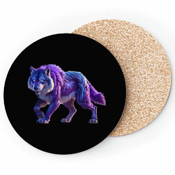 Discover Neon Wolf Coasters