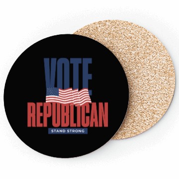Discover Vote Republican Election 2024 Coasters design