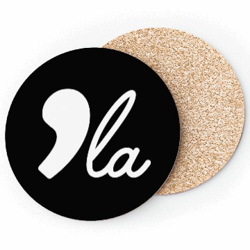 Discover Comma La Kamala Harris White Election 2024 Coasters
