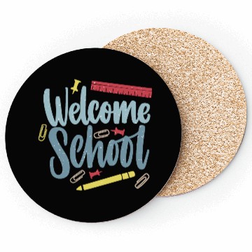 Discover Welcome Back to School - Simple & Stylish Design Coasters
