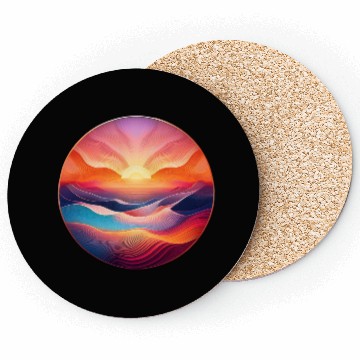 Discover Colorful Sunrise Coasters