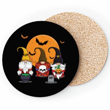 Discover Halloween Gnomes Witch Cute Creepy Halloween Coasters