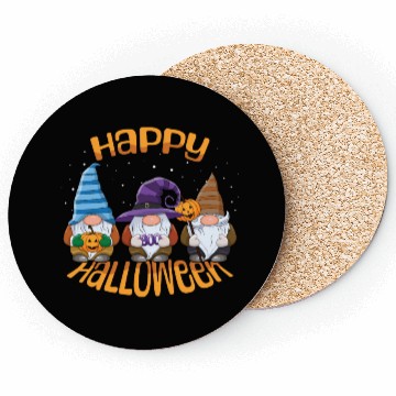 Discover Happy Halloween Gnomes Coasters