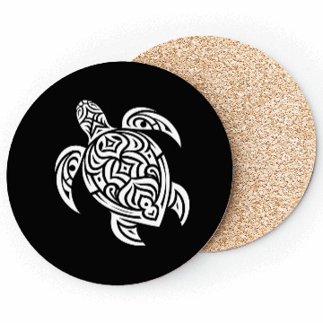 Discover Cute Turtle T Tattoo Style Coasters