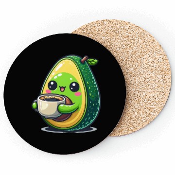 Discover Avocado and coffee Coasters