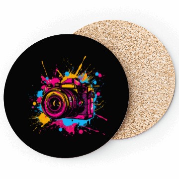 Discover A Watercolor Design For Photography Lovers Coasters