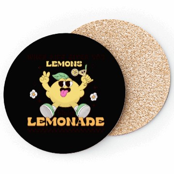 Discover Lemon Quote Coasters