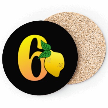 Discover Number 60th Birthday - Lemon Coasters