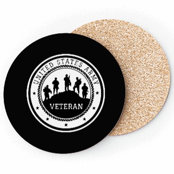 Discover US Army Veteran LIKE US ON FACEBOOK # Coasters