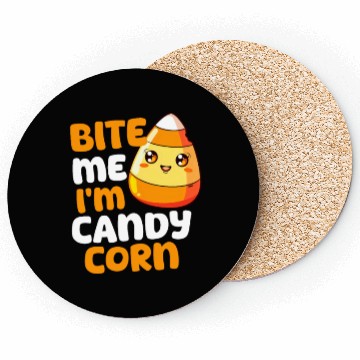 Discover Candy Corn Bite Me, I'M Candy Corn Coasters