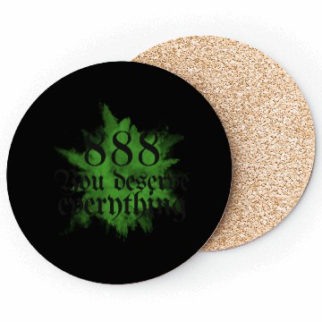 Discover 888 Angel Number Abundance Prosperity Coasters