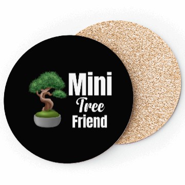 Discover Mini Tree Friend Bonsai Meditation Spiritual Coasters
