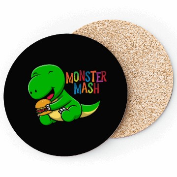 Discover Monster eats hot dog Coasters