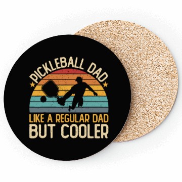 Discover Pickleball Dad | Pickleball Player Funny Father's Coasters