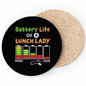 Discover Lunch Lady School Cafeteria Worker Coasters