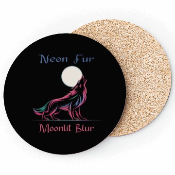 Discover Neon Werewolf Coasters