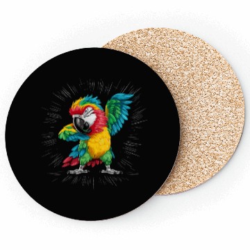 Discover Macaw Parrot for a Bird Lover Animal Lover Coasters