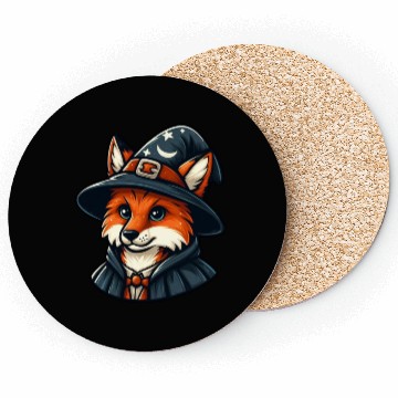Discover Magical Fox - Wizard Fantasy Coasters