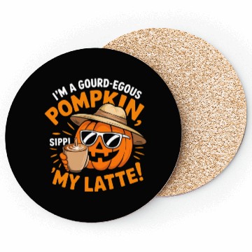 Discover Pumpkin Spice Latte, Retro It's Fall Y'all Coasters