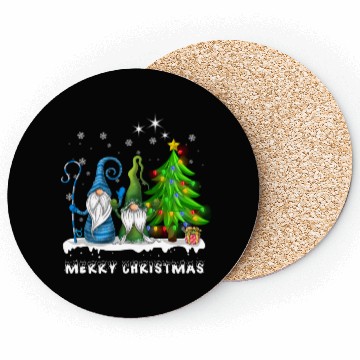 Discover Merry Christmas Gnomes Xmas Family Men Women Coasters