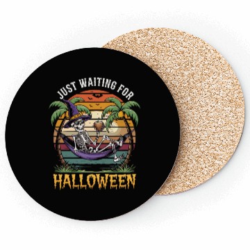Discover Skeleton Just wating for Halloween Coasters