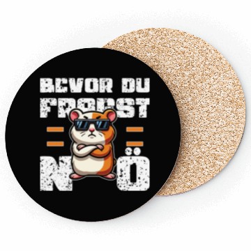 Discover funny design sweet hamster Coasters