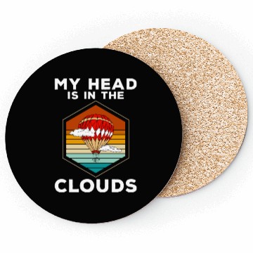 Discover Balloon Sky Clouds Coasters