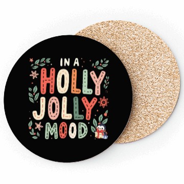 Discover Holly Jolly Mood Coasters