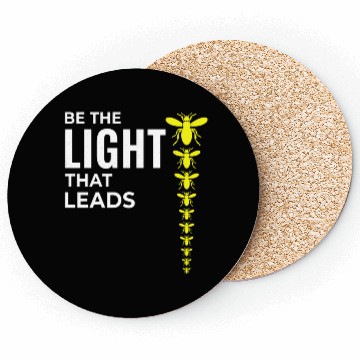 Discover Fireflies Firefly Lightning Bug Insect Collector Coasters