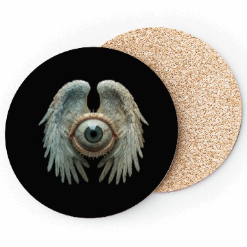 Discover Weirdcore Aesthetic Human Eyeball Wings Strangecor Coasters