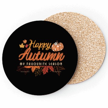 Discover Happy Autumn design Coasters