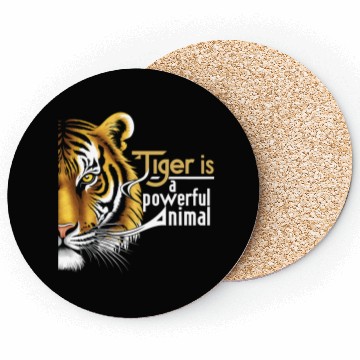 Discover Graphics "Tiger" design best for tiger lover Coasters