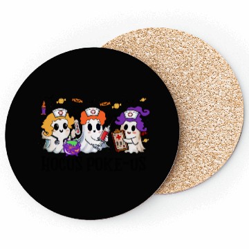 Discover Hocus Poke us Witch Nurse Halloween Coasters