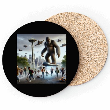 Discover Sasquatch Hoverboard Defender Coasters