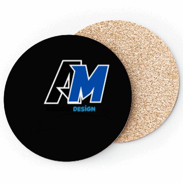 Discover Black Blue amoon 5000 x 5000 Coasters