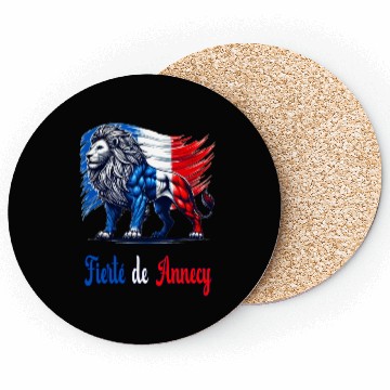 Discover The proud Annecy flag design Coasters