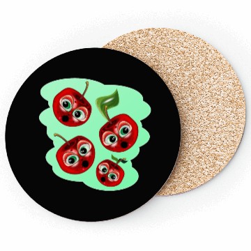 Discover CHERRIES SURPRISE FAMILY Coasters