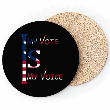 Discover US Election vote and campaign Coasters